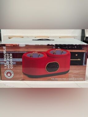 Chefs Counter Red Double Hot Pot Cooker✨